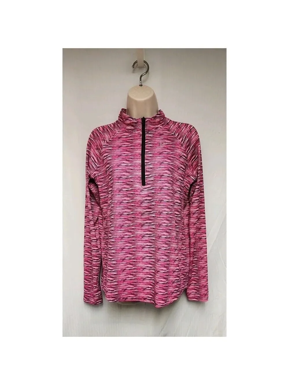 Justice Girls Sweatshirt Pink/Black 18 Pullover Long Sleeves